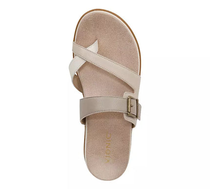 Vionic Carmela Ivory Multi Leather Sandal Women's sizes 5-11/NEW!!!