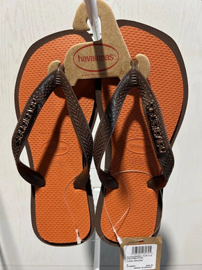 Havaianas Top Square Fusion Dark Brown Sandal Women sizes 35/36-41/42 NEW!!!