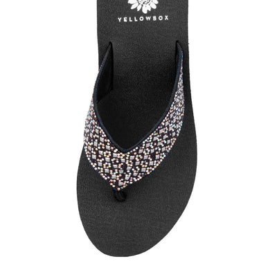 Yellow Box Wyle Purple Multi Wedge Toe Post Sandal Women's sizes 6-10/NEW!