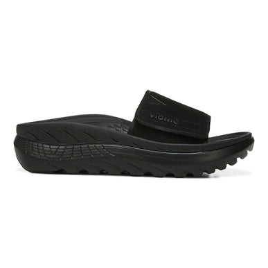 Vionic Rejuvenate Black Nubuck Recovery Slide Sandal Women's sizes 5-12/NEW!!!