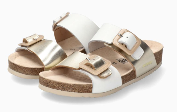 Mephisto Madison White Slide Sandal Women's sizes 35-42 NEW!!!