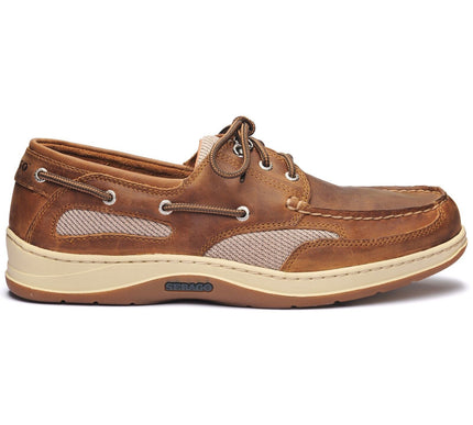 Sebago Clovehitch II Fgl Waxed Brown Cinnamon 922 Boat Shoe Men's sizes 7-15/MED