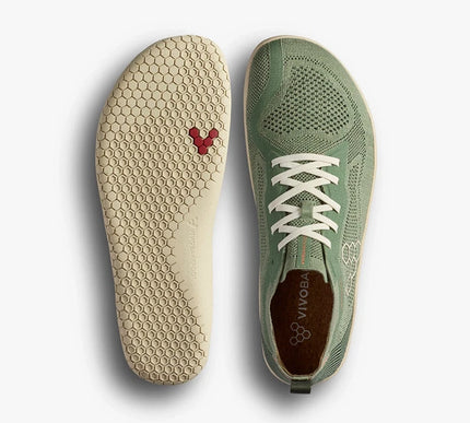 VIVOBAREFOOT Primus Lite Knit Natural Dusty Green Sneakers Mens sizes 40-49 NEW