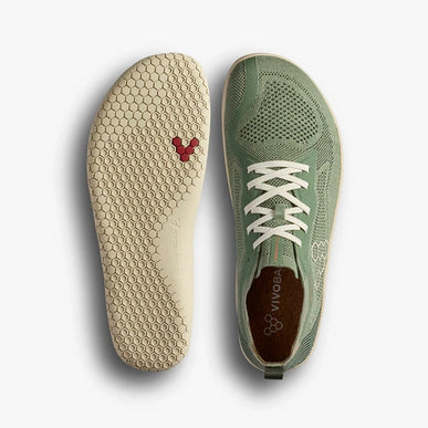 VIVOBAREFOOT Primus Lite Knit Natural Dusty Green Sneakers Mens sizes 40-49 NEW