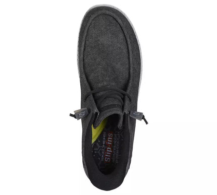 SKECHERS Melson-Coronado Black/Grey Slip-ins Sneaker Shoe Men's sizes 7-14/NEW!!