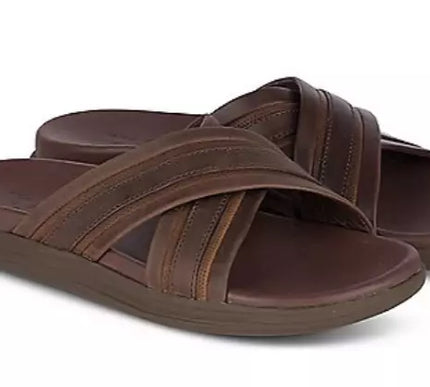 Sperry Gold Cup Regatta X Strap Criss Cross Brown Sandal Men's sizes 7-14/NEW!!!
