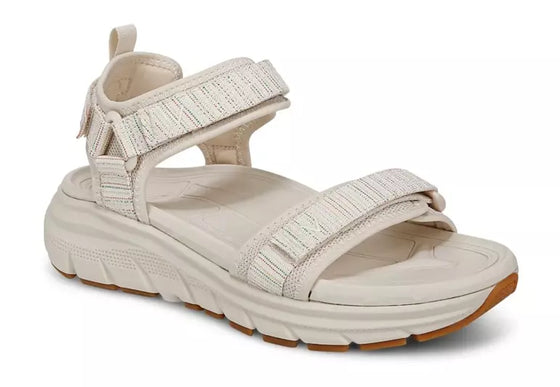 Vionic Walk Max Wanderer Cream Canvas Comfort Sandal Women's sizes 5-11 NEW!!!