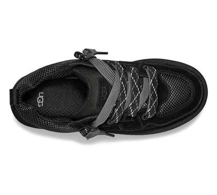 UGG Lo Lowmel Black Suede Mesh Sneakers Womens sizes 5-12-NEW