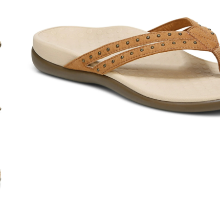 Vionic Tasha Toffee Toe Post Sandal Flip Flop Women's US sizes 5-12 NEW!!!