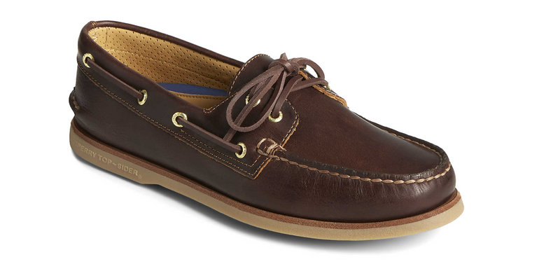 Sperry Gold Cup A/O Orleans 2-EYE Brown Boat Shoes Men's US sizes 7-15/NEW!! MED
