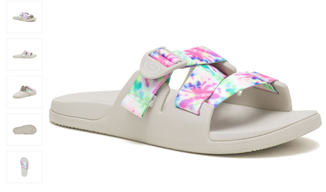 Chaco Chillos Slide Light Tie Dye Comfort Sandal Women's US sizes 5-12 NEW!!!