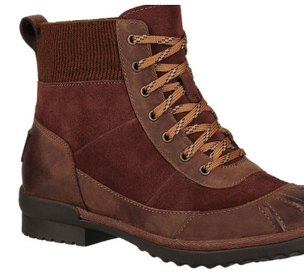 UGG Cayli Coconut Shell Rain Boot Lace-up Duck Bootie Women's US sizes 5-12/NEW!