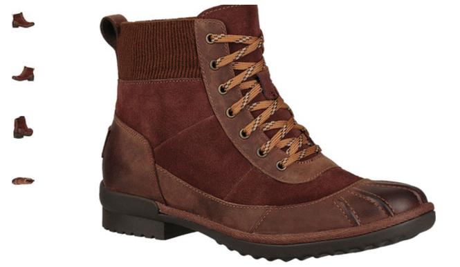 UGG Cayli Coconut Shell Rain Boot Lace-up Duck Bootie Women's US sizes 5-12/NEW!