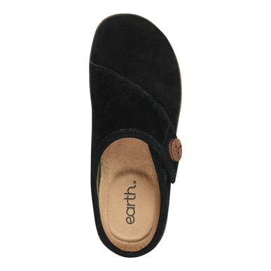 Earth Ezra Black Round Toe Casual Slip-on Flat Clogs Womens sizes 6-10 NEW M