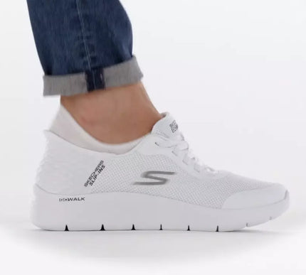 SKECHERS Go Walk Flex Hands Free White Slip-ins Sneaker Men's sizes 7-15/WIDE!!!