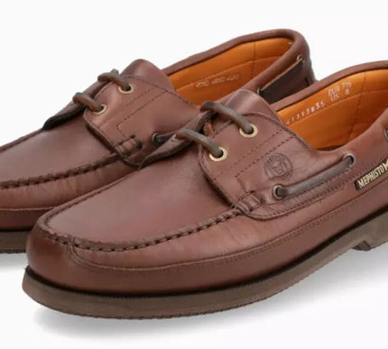 Mephisto Hurrikan Hazlenut Comfort Boat Shoe Loafer Men's US sizes 7-13 NEW!!!