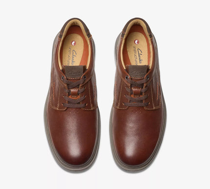 Clarks Un Briley Pace Tan Leather Casual Loafer Shoe Men's US sizes 7-15 NEW!! W