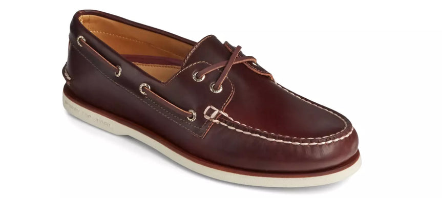 Sperry Gold Cup A/O ORLEANS 2-EYE Amaretto Boat Shoes Men's US sizes 7-15/NEW!!!