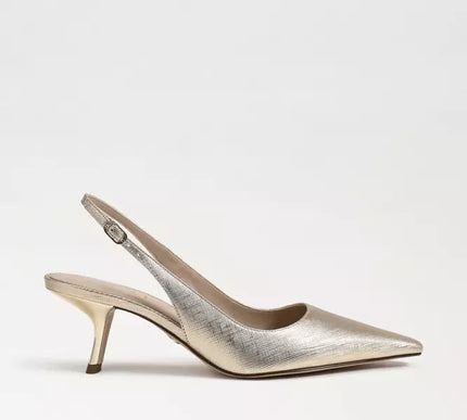 Sam Edelman Bianka Slingback Gold Leaf Metallic Pump Women's sizes 6-11/ NEW!!
