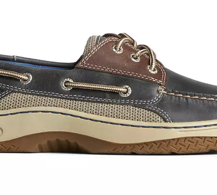 Sperry Billfish 3-Eye Navy/Brown Boat Shoe Men's sizes 7-16 Medium/NEW!!