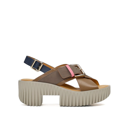 4CCCCEES Plia Juno Mud Strappy Sandal Women's Sizes 36-41/6-11/NEW!!!