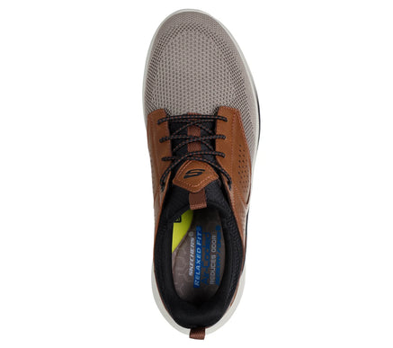 SKECHERS Slade Breyer Brown Tan Relaxed Fit Sneaker Shoe Mens sizes 7-14 NEW