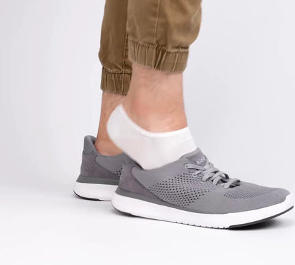 Kizik Lima Grey Knit Hands-Free Slip in Slip On Shoes Mens sizes 9-13