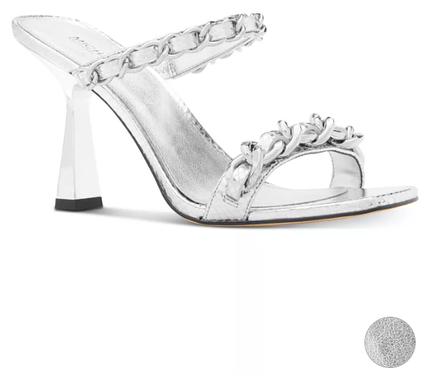 Michael Michael Kors Clara Silver Leather Women's US sizes 6-10/NEW!!!
