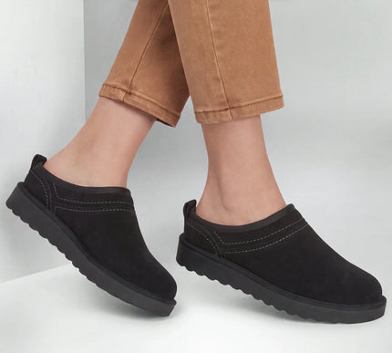 Skechers Relaxed Fit: Cozy Chateau - Cozy Low Black Slipper Women sizes 6-11