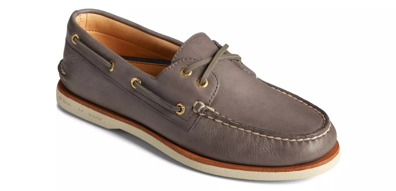 Sperry Gold Cup A/O 2-EYE Soft Gray Boat Shoe Men's US sizes 7-15/NEW!!!