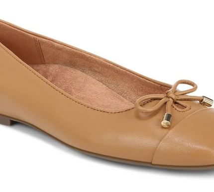 Vionic Klara Camel Ballet Flat Slip-on Shoe Women's sizes 5-11/NEW!!! MEDIUM