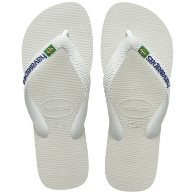 Havaianas Brazil Logo White Sandal Men EU sizes 39/40-45/46 NEW!!!
