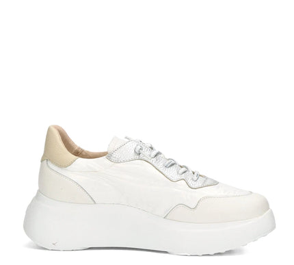 Wonders A-3602 Berlin Off White/Cream Wedge Sneaker Womens sizes 36-42