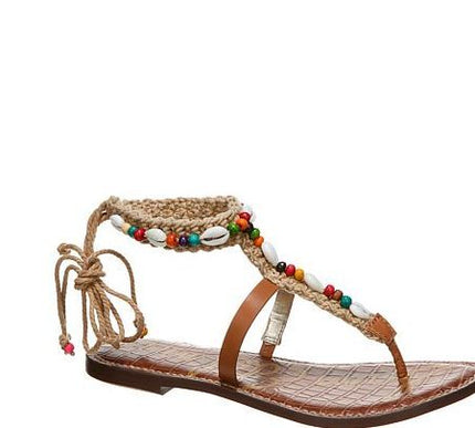 Sam Edelman Gerome Saddle Multi Leather Ankle Strap Sandal womens 6-10/ NEW!!!
