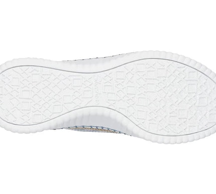 SKECHERS Wilshire Blvd - Breezy Stroll White Blue Sneaker Womens sizes 5-11 NEW