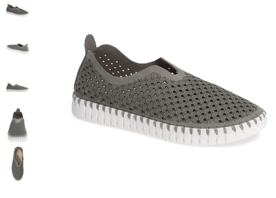 Ilse Jacobsen Tulip 139 Grey Slip-on Shoe Women's EU sizes 36-41 NEW!!!