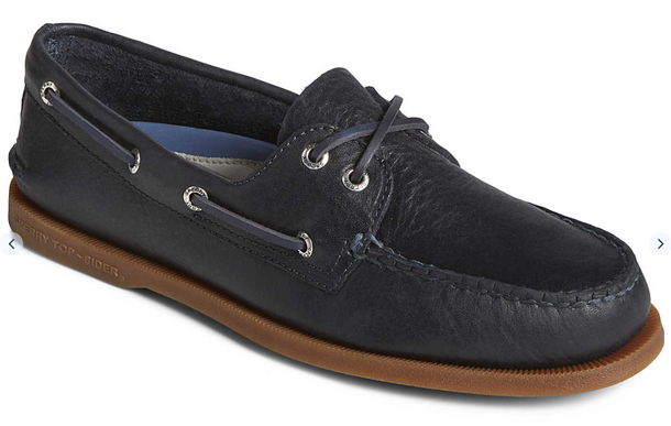 Sperry A/O Authentic Original 2 Eye Pull-Up Navy Boat Shoe Men's sizes 7-16 M