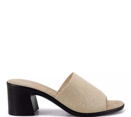 Onex Rebecca Beige Elastic Slide Wedge Sandal Women's US sizes 5-11/NEW!!!