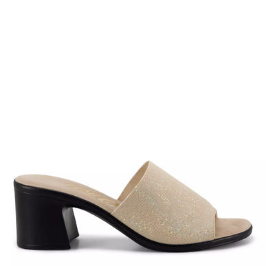 Onex Rebecca Beige Elastic Slide Wedge Sandal Women's US sizes 5-11/NEW!!!