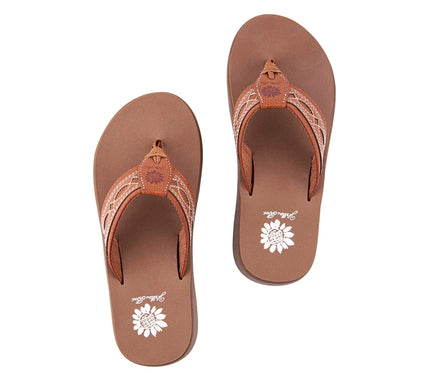 Yellow Box Galya Tan Flatform Toe Post Sandal Women's sizes 6-10/NEW!