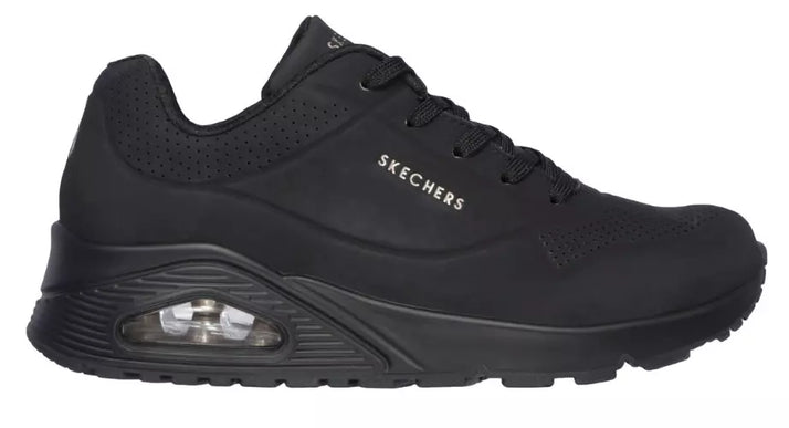 SKECHERS Uno Stand on Air Black Sneaker Women's sizes 5-12/NEW!!!