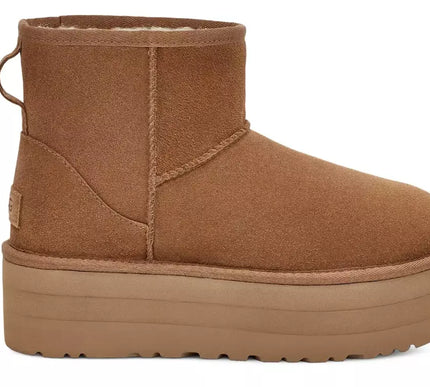 UGG Classic Mini Platform Chestnut Boot Bootie Women's US sizes 5-12/NEW!!!