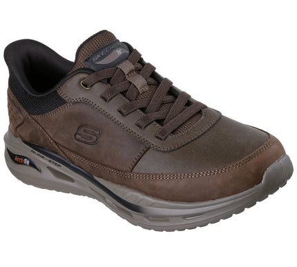 Skechers Slip-ins Arch Fit Orvan Moxley Cocoa Sneaker Shoes Mens sizes 7-14/NEW