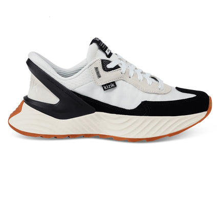 Kizik Monaco White/Black Hands-Free Slip in/on Shoes Womens sizes 6-10