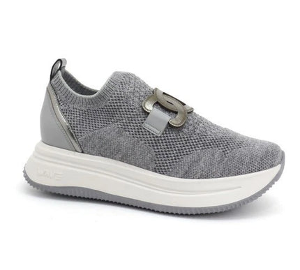 Softwaves Simone Grey Platform Sneaker Loafer Women EU sizes 36-41/US 6-11