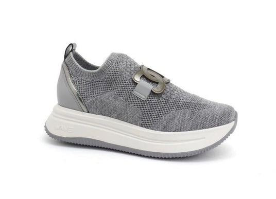 Softwaves Simone Grey Platform Sneaker Loafer Women EU sizes 36-41/US 6-11
