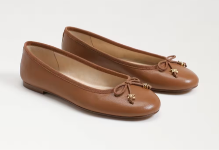 Sam Edelman Felicia Saddle Leather Ballet Flat Women sizes 6-10/NEW!!!