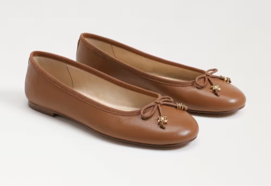 Sam Edelman Felicia Saddle Leather Ballet Flat Women sizes 6-10/NEW!!!