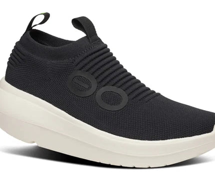 OOFOS OOmy Zen Chalk Black Shoes Sneakers Womens Sizes W6-W11 NEW