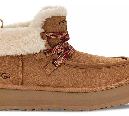 UGG Funkarra Cabin Cuff Chestnut Lace-up Boot Bootie Women's US sizes 5-12/NEW!!